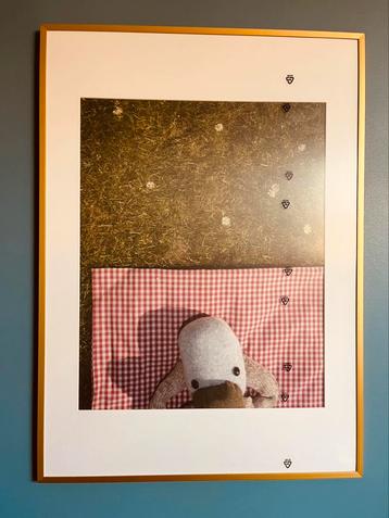 Artis de Partis poster in goudkleurige lijst, nieuw! beschikbaar voor biedingen