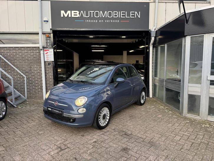Fiat 500 1.2 Lounge/Panorama dak/ Airco/Stoelverwarming/APK!, Auto's, Fiat, Bedrijf, Te koop, ABS, Airbags, Airconditioning, Bluetooth