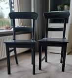 10 prachtige stevige houten stoelen, Huis en Inrichting, Stoelen, Ophalen of Verzenden, Zo goed als nieuw, Grijs, Vijf, Zes of meer stoelen