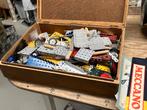 Meccano onderdelen in kist ca. 1960 met boekjes, Verzenden, Gebruikt