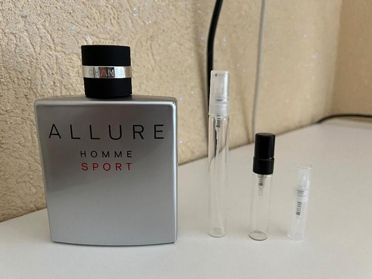 Allure Homme Sport decant sample, Sieraden, Tassen en Uiterlijk, Uiterlijk | Parfum, Nieuw, Verzenden