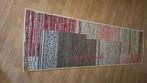 Loper, meerkleurig (rood, bruin, zwart), z.g.a.n., Rood, Zo goed als nieuw, Rechthoekig, 50 tot 100 cm