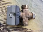 Driewegklep 28 mm knel met motor, Doe-het-zelf en Verbouw, Verwarming en Radiatoren, Gebruikt, Minder dan 30 cm, Overige typen