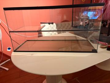 Terrarium + zaagsel 160 liter Inclusief slot afm : 100x50x40 beschikbaar voor biedingen