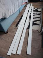4 witte mdf plinten 7 cm hoog, Ophalen, Zo goed als nieuw, Mdf, 200 tot 250 cm