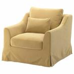 FARLOV nieuwe hoes fauteuil, DJUPARP geelbeige ikea, Ophalen of Verzenden, Nieuw, Stof