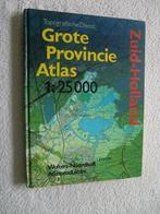 Grote Provincie Atlas 1: 25000 - Zuid-Holland, Wereld, Ophalen of Verzenden, Zo goed als nieuw, 1800 tot 2000