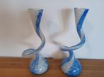 Prachtige gedraaide vazen 2 stuks, Ophalen of Verzenden