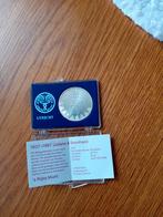 50 GULDEN ZILVER 1987  JULIANA EN BERNARD, Ophalen of Verzenden, Zilver