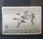 RW12  US migration duck hunting stamp slobeend MLH, Ophalen of Verzenden, Overige thema's