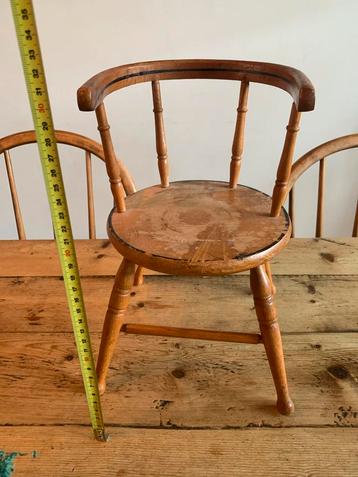 Antiek Houten Poppenstoel poppek stoel speelgoed hout beschikbaar voor biedingen