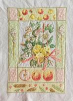 Borduurwerk, zijde, seizoen, winter, Bastin, vintage, Hobby en Vrije tijd, Borduren en Borduurmachines, Ophalen