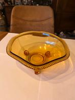 Brockwitz Amberkleur Fruitschaal Vintage, Ophalen of Verzenden