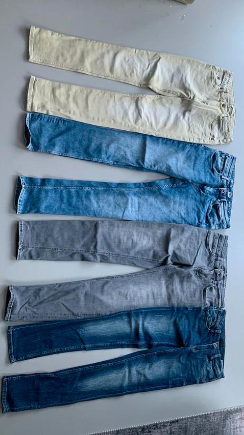 4x jeans pakket jongen scotch & soda garcia petrol, Kinderen en Baby's, Kinderkleding | Maat 164, Gebruikt, Jongen, Broek, Ophalen of Verzenden