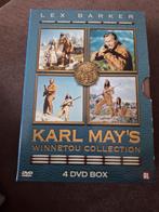 Dvd box 4 dvds van Karl May's Winnetou collection, Cd's en Dvd's, Dvd's | Actie, Boxset, Overige genres, Alle leeftijden, Gebruikt