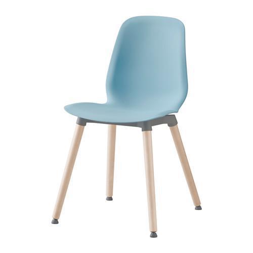 2x IKEA LEIFARNE stoel blauw, Huis en Inrichting, Stoelen, Zo goed als nieuw, Twee, Blauw, Ophalen