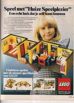 retro reclame 1978 Lego speel huisje poppenhuis, Overige typen, Ophalen of Verzenden