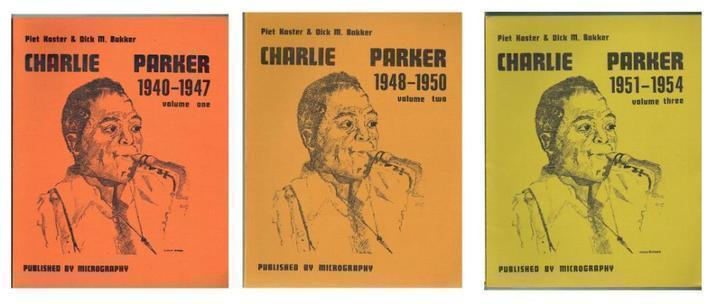 Charlie Parker 1940 1954 Vol 1 Vol 2 Vol 3 discografie, Boeken, Muziek, Zo goed als nieuw, Artiest, Ophalen of Verzenden
