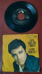 Elvis i need your love tonight usa, Cd's en Dvd's, Vinyl Singles, Ophalen of Verzenden, Gebruikt, Pop