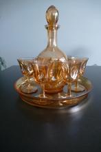 Vintage Art Deco Rosalina Likeurset, Antiek en Kunst, Antiek | Glas en Kristal, Ophalen of Verzenden
