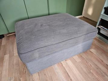 IKEA Kivik Hocker / Poef met opbergruimte - grijs - afbeelding 1