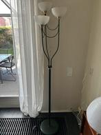 Vloerlamp staande lamp glas vintage, Huis en Inrichting, Lampen | Vloerlampen, Ophalen, Zo goed als nieuw, Glas, 150 tot 200 cm
