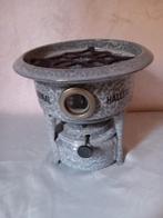 Grijsgewolkt 1pits Original Haller petroleumstel, Ophalen of Verzenden