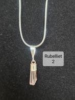 Rubelliet Toermalijn hanger 2#2, Ophalen of Verzenden, Nieuw