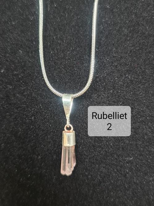 Rubelliet Toermalijn hanger 2#2, Sieraden, Tassen en Uiterlijk, Edelstenen, Nieuw, Ophalen of Verzenden