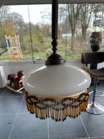Sfeervolle Retro Hanglamp, Huis en Inrichting, Ophalen, Gebruikt, Glas, 75 cm of meer