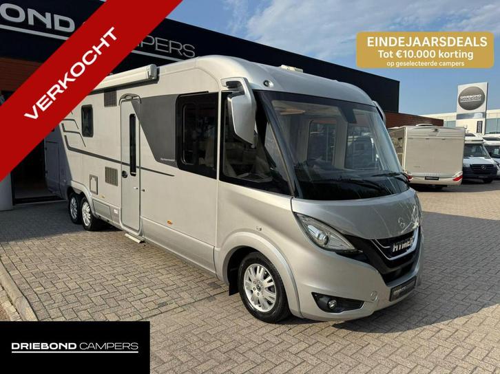 Hymer B 880 ML Enkele Bedden Hefbed Alde 2X Airco Lithium Om, Caravans en Kamperen, Campers, Bedrijf, tot en met 4, Integraal