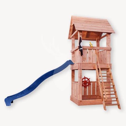 Speeltoestel buiten met glijbaan | Douglas hout | Maki, Kinderen en Baby's, Speelgoed | Buiten | Speeltoestellen, Nieuw, Glijbaan