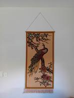 Wandkleed pauw vintage, Huis en Inrichting, Woonaccessoires | Wanddecoraties, Ophalen of Verzenden, Zo goed als nieuw