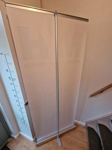 3 Bannerhouders 210cm x 85cm in Draagtas beschikbaar voor biedingen