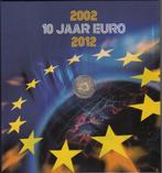 Persoonlijke zegels 10 Jaar Euro 2012 velletje en € 2 munt, Postzegels en Munten, Munten | Europa | Euromunten, Ophalen of Verzenden
