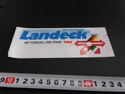 stickers Oostenrijk  Landeck Tirol, Verzamelen, Stickers, Zo goed als nieuw, Overige typen, Ophalen