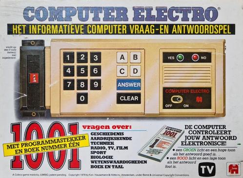 Jumbo Computer Electro deel 1, 2 én 3 uit 1980, Verzamelen, Elektronische Apparatuur, Overige typen, Ophalen of Verzenden