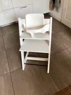 Witte Stokke tripp trapp met accessoires, Ophalen, Zo goed als nieuw, Meegroeistoel