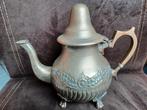 Vintage marokaanse theepot thee kan koper ? Tin ? Zilver ?, Ophalen of Verzenden
