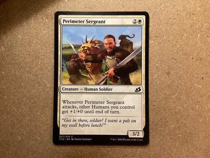 1x Perimeter Sergeant [027/274] (Near Mint), Hobby en Vrije tijd, Verzamelkaartspellen | Magic the Gathering, Zo goed als nieuw