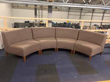 Modulaire halfronde bank / Loungebank / kantoorbank beschikbaar voor biedingen