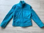 Mooi blauw lederen jasje van Essentials, Ophalen of Verzenden, Zo goed als nieuw, Blauw