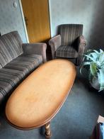 Gratis bankstel met fauteuil af te halen, Ophalen, Gebruikt, 125 tot 150 cm, Driepersoons