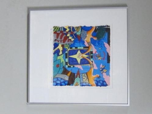 Heesakkers - wilms - touching a star - zeefdruk, Antiek en Kunst, Kunst | Litho's en Zeefdrukken, Ophalen of Verzenden