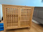Bamboe Wastafel Onderkast, Ophalen, 50 tot 100 cm, Zo goed als nieuw, Minder dan 100 cm