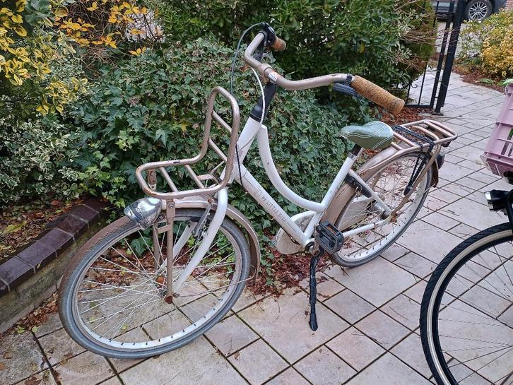 Fiets meisjes werkend, Fietsen en Brommers, Fietsen | Meisjes, Gebruikt, 26 inch of meer, Handrem, Versnellingen, Ophalen