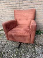 Terra Cotta Fauteuil - Bruin/Koper Kleur, Huis en Inrichting, Fauteuils, Ophalen, Zo goed als nieuw, Stof, 50 tot 75 cm