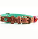 DWAM Boha rosa hondenhalsband leer met bijpassende riem, Ophalen of Verzenden