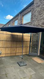 Parasol met voet van natuursteen, Tuin en Terras, Ophalen, Gebruikt, 2 tot 3 meter, Waterdicht