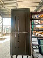 Profel antraciet buitendeur met SKG3 sloten, Kunststof, 80 tot 100 cm, 215 cm of meer, Ophalen of Verzenden